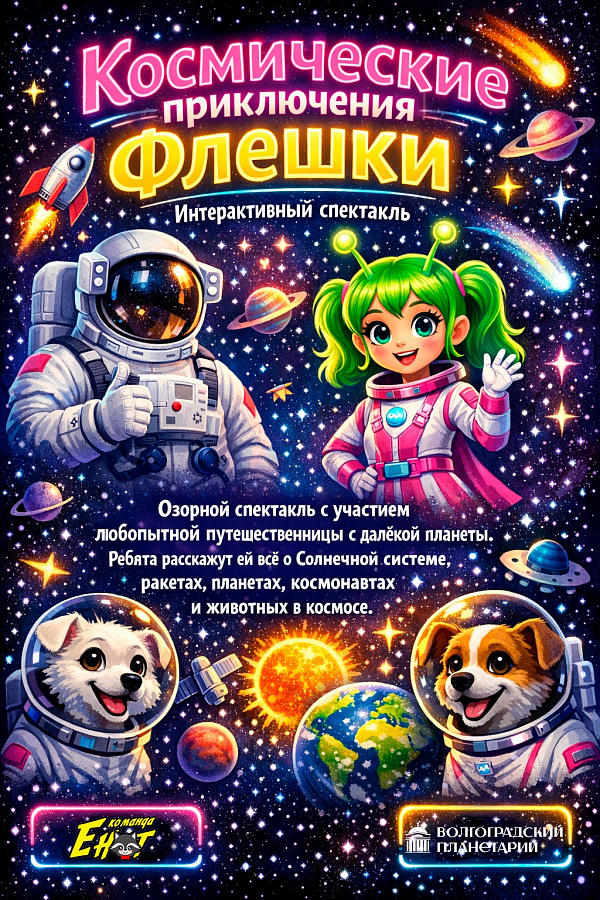 Премьера в планетарии! Флешка уже в пути!