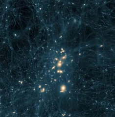 Впервые изучено распределение темной материи на расстоянии в 12 миллиардов световых лет