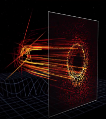 Фотонные кольца черной дыры сохранили информацию о ее вибрациях