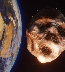 К Земле летит астероид 2023