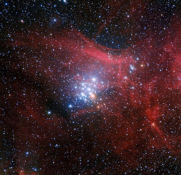 Исследователи изучают молодое рассеянное скопление NGC 3293